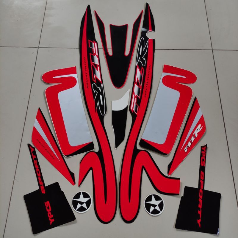 Jual sticker stiker stripping pres Lis body samping full Yamaha fiz ...