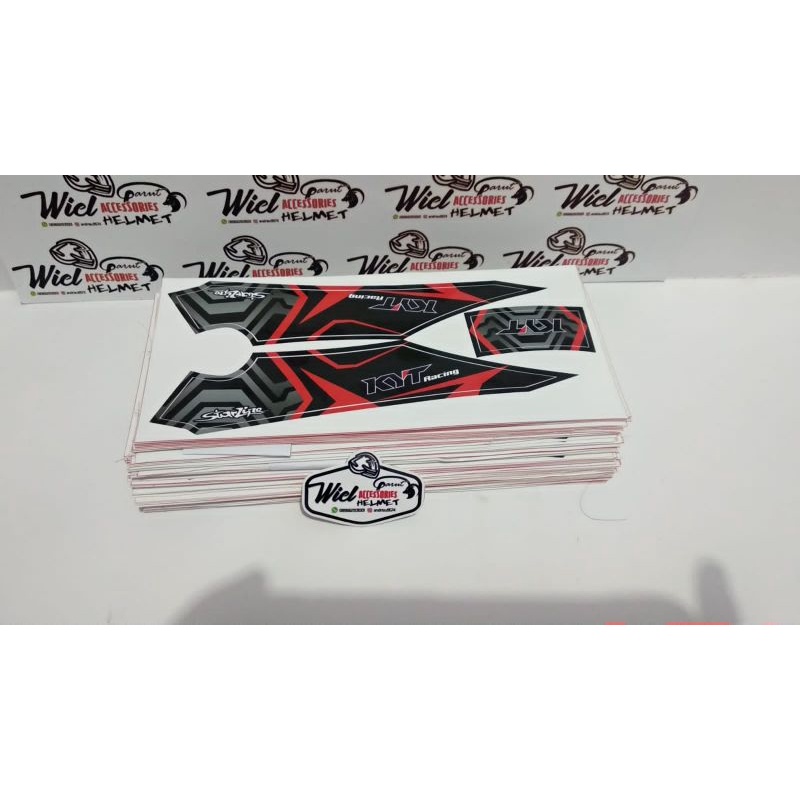 Jual Stiker Sticker Spoiler Kyt Vendetta 2 / KYT Falcon 3D GPR | Shopee ...