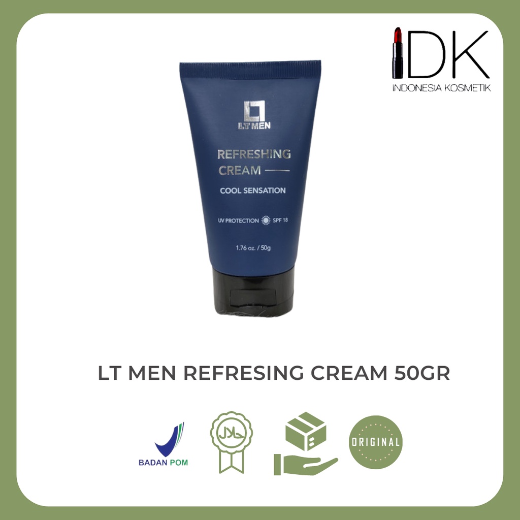 Jual Lt Men Refreshing Cream Cool Sensation Uv Protect SPF 18 50Gr ...