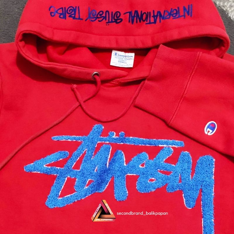 Champion x stussy hoodie online