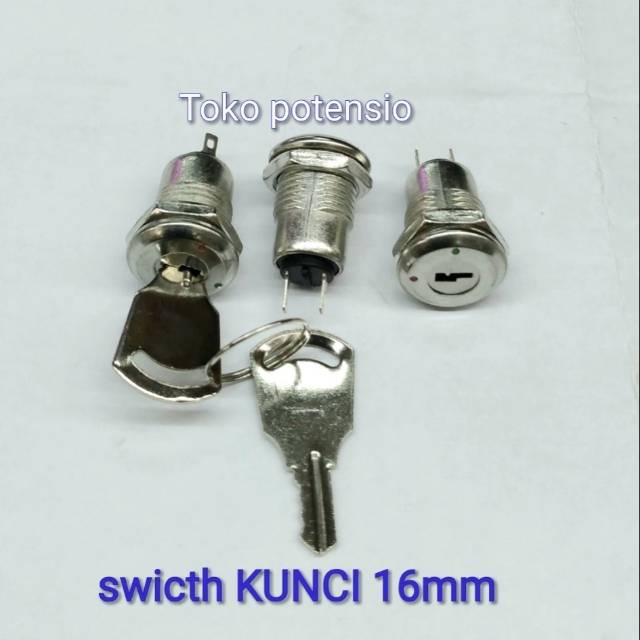 Jual SWICTH KUNCI ON OFF 16MM | Shopee Indonesia