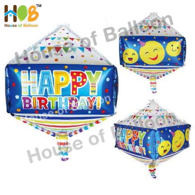 Jual Balon Foil 4D Kubus Kotak Cube Box Happy Birthday Ulang Tahun ...