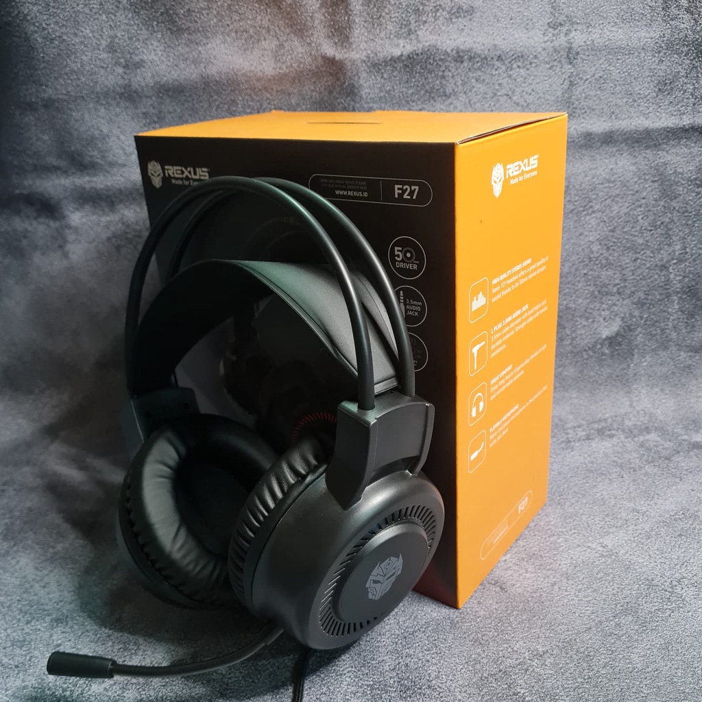 Jual HEADSET Gaming REXUS F27 | Shopee Indonesia