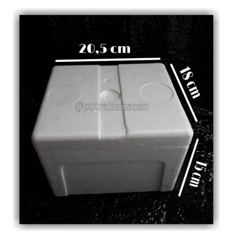 Jual Box Styrofoam mini 20,5×18×15cm kotak gabus sterofom Shopee