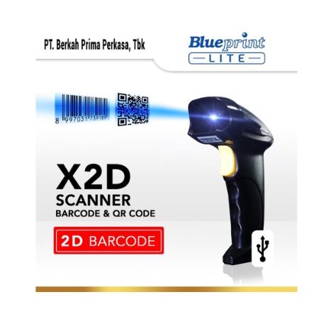 Jual Barcode Qr code Scanner Blueprint lite Wired usb rj45 cmos 2D ...
