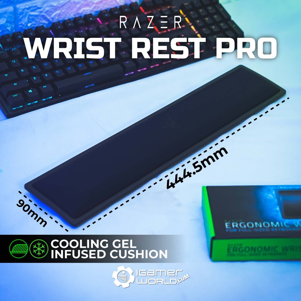 Jual Razer Ergonomic Wrist Rest Pro For Fullsize Gaming Keyboard ...