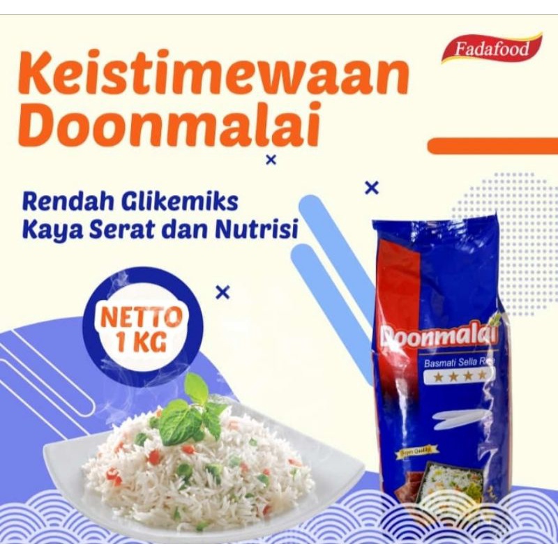 Jual Beras Basmati 1Kg Doonmalai Basmati Rice Beras Biryani Nasi Kebuli