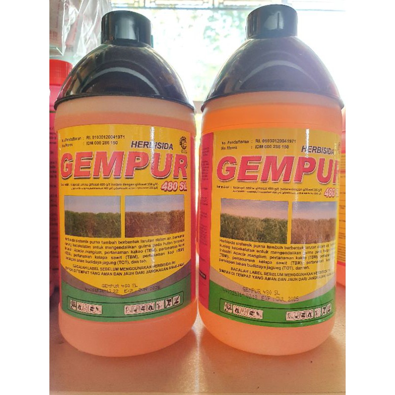 Jual Gempur Herbisida Rumput Liar 480sl 1liter Shopee Indonesia