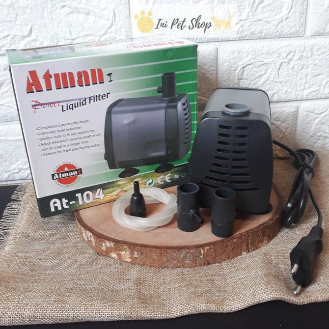 Jual Atman At Pompa Celup Air Aquarium Kolam Water Pump Atman Shopee Indonesia