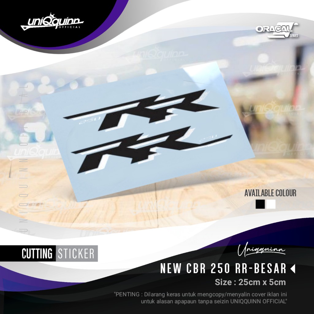 Jual Uq Stiker Cbr Rr Ukuran Besar Cutting Sticker Cbr Stiker