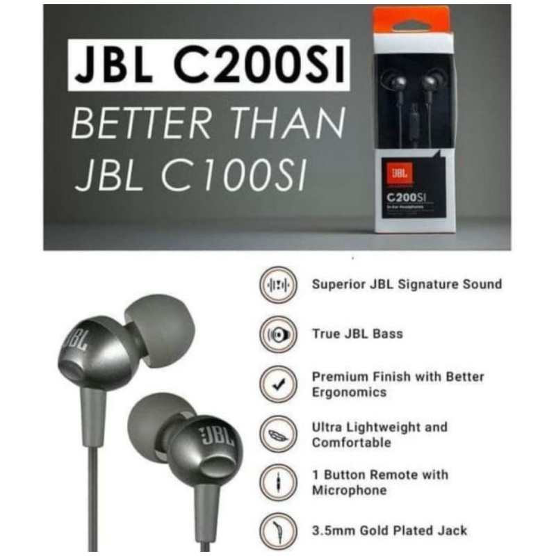 Jbl c200 earphones sale