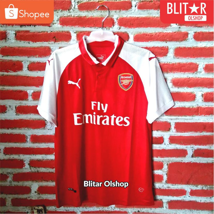 Jual Jersey Arsenal Home 2017-2018 Grade Ori | Shopee Indonesia