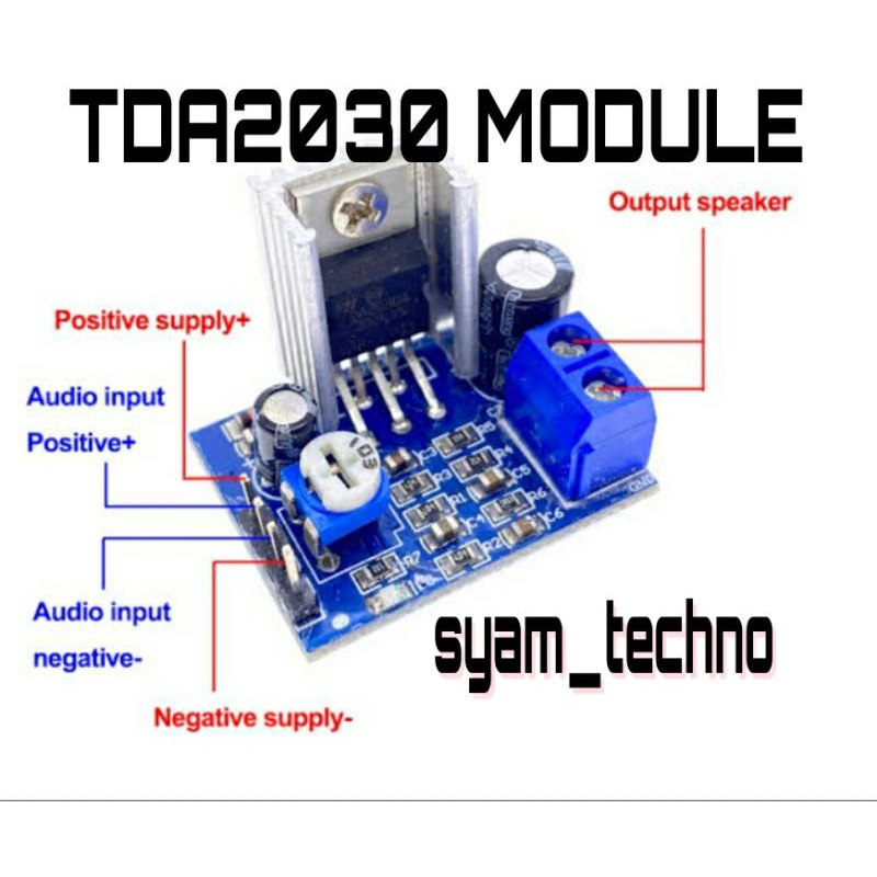 Jual TDA2030A 14W HI-FI Audio Power Amplifier 12-36V TDA 2030 MODULE ...