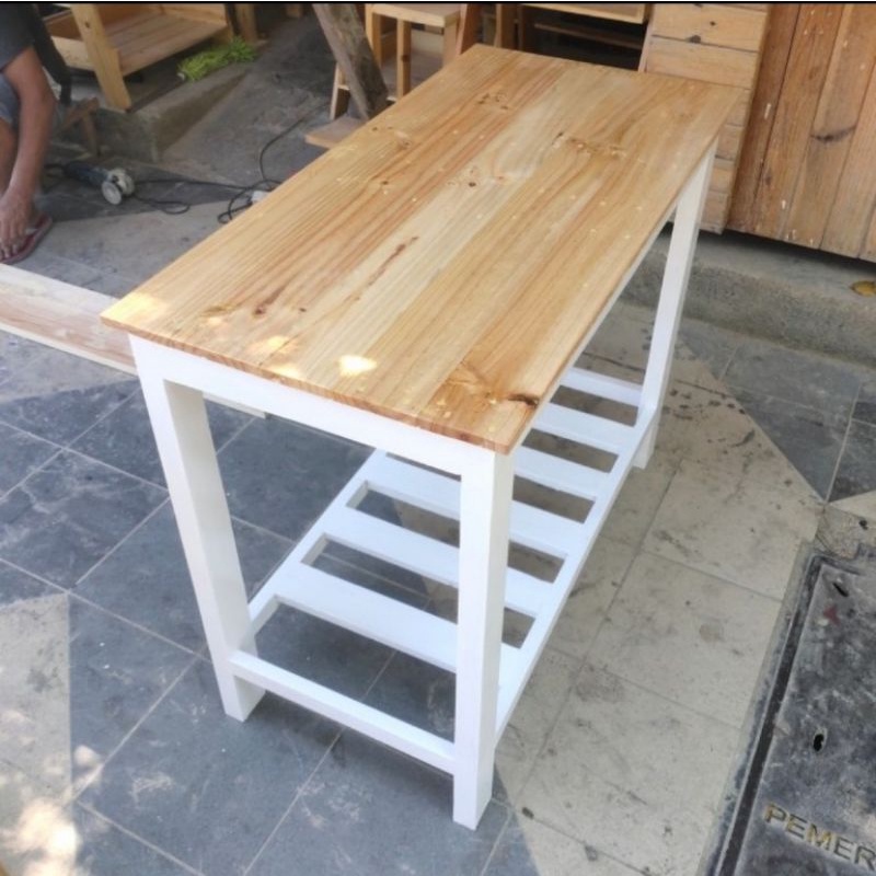 Jual meja rak minimalis kayu | Shopee Indonesia