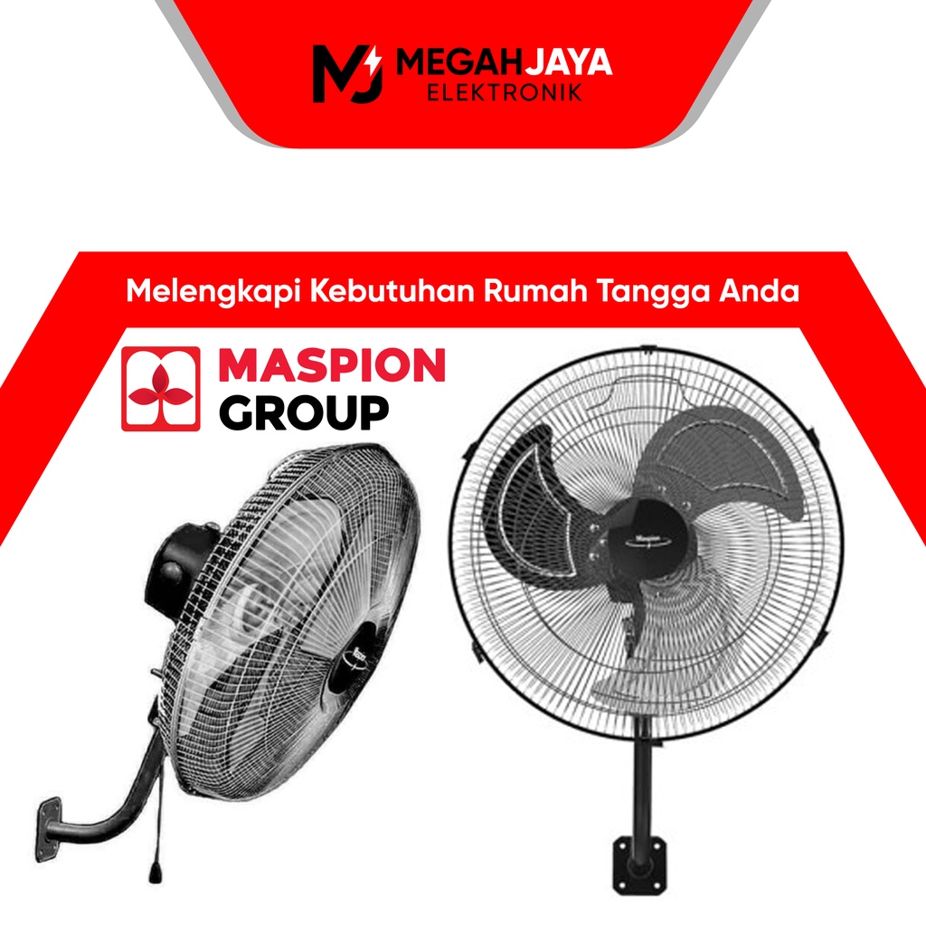 [COD READY] MASPION WALL FAN / KIPAS ANGIN DINDING PW455 W / PW 455 W / PW-455 W (18 INCH) GARANSI RESMI