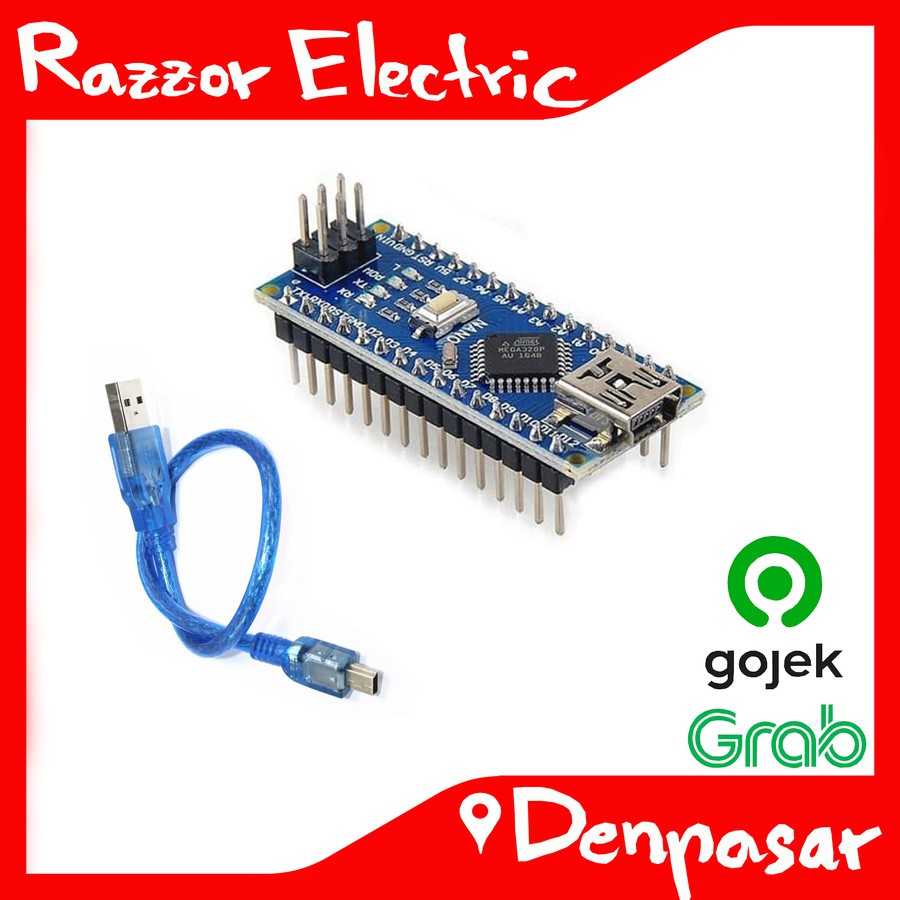 Jual Arduino Nano Atmega328 Pin Sudah Tersolder Denpasar Bali Shopee Indonesia 9319