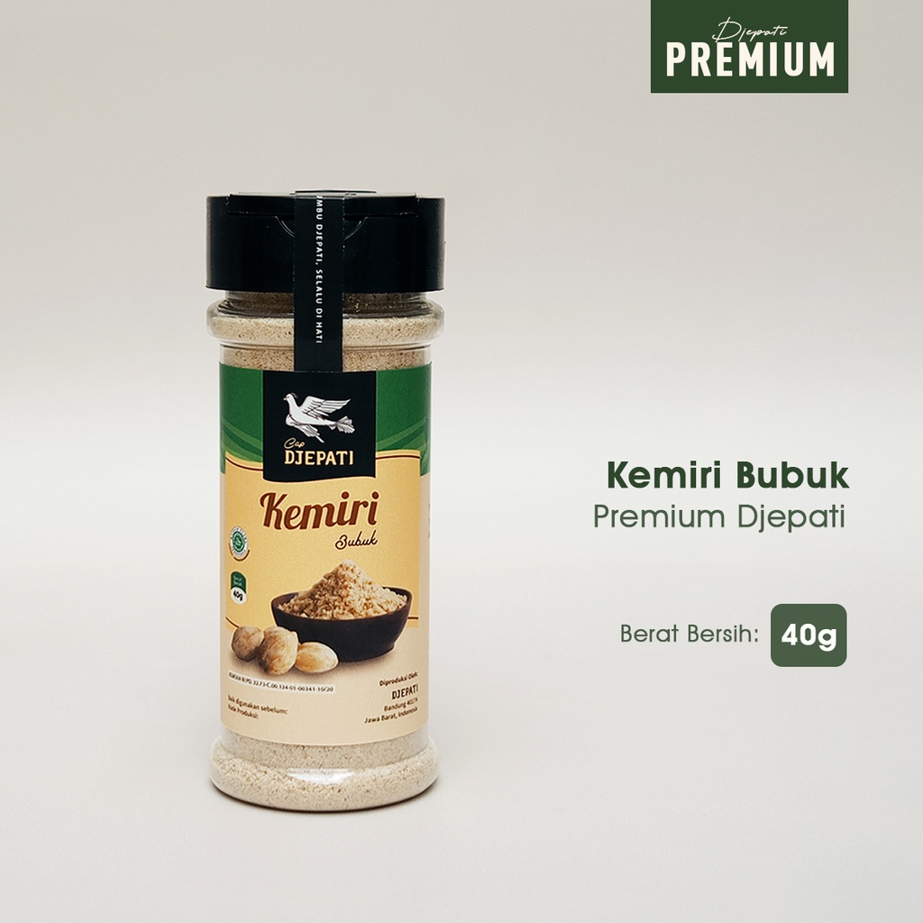 Jual Cap Djepati Kemiri Bubuk Botol Premium 40 Gr | Shopee Indonesia