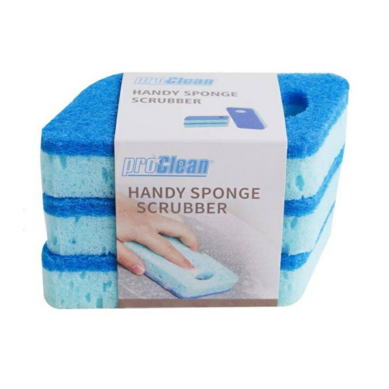 Jual Proclean Spons Scrubber handy 3pcs | Shopee Indonesia