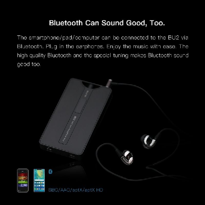 Jual AUNE BU2 / BU 2 Portable Bluetooth Balanced DAC Headphone ...