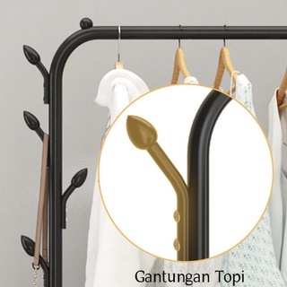 Jual C Starlight Rak Baju Gantungan Baju Besi Stand Hanger Display Asfds Shopee