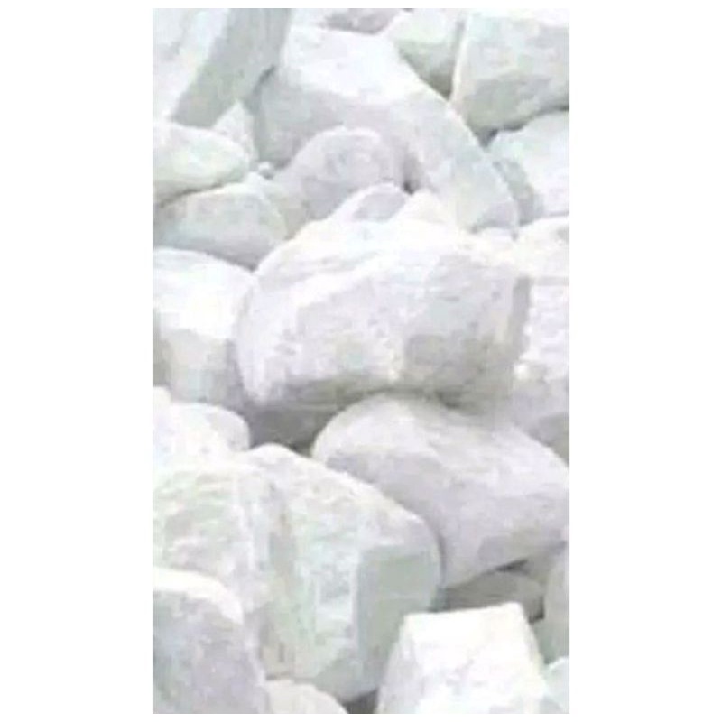 Jual batu gamping kapur murni (batu gamping aktif)bongkahan 1kg