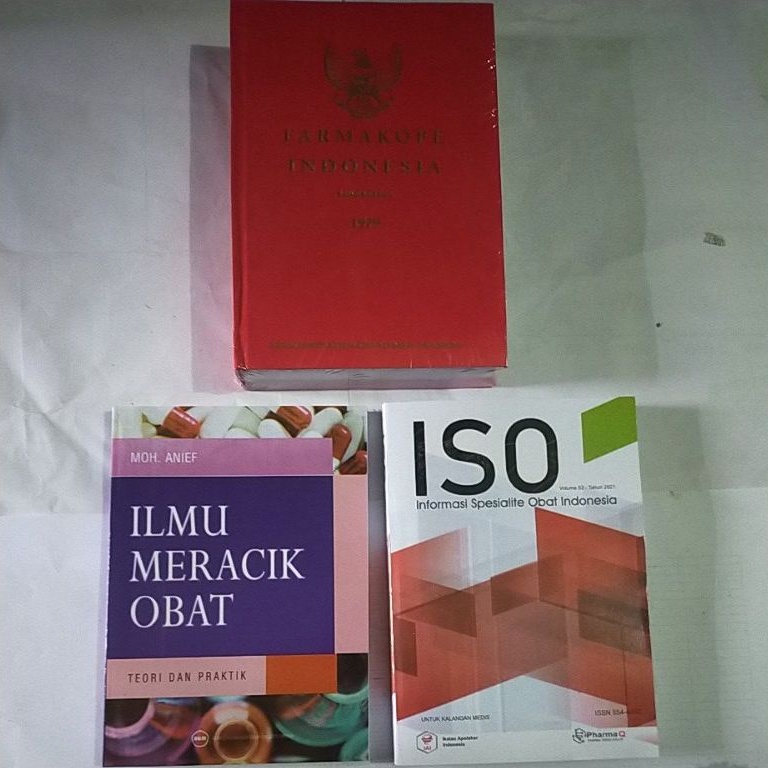 Jual Paket Buku Farmasi Farmakope Iii Ilmu Meracik Obat Iso Indonesia Shopee Indonesia