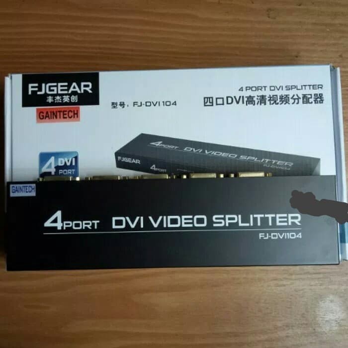 Jual GAINTECH DVI VIDIO SPLITTER 4 PORT | Shopee Indonesia