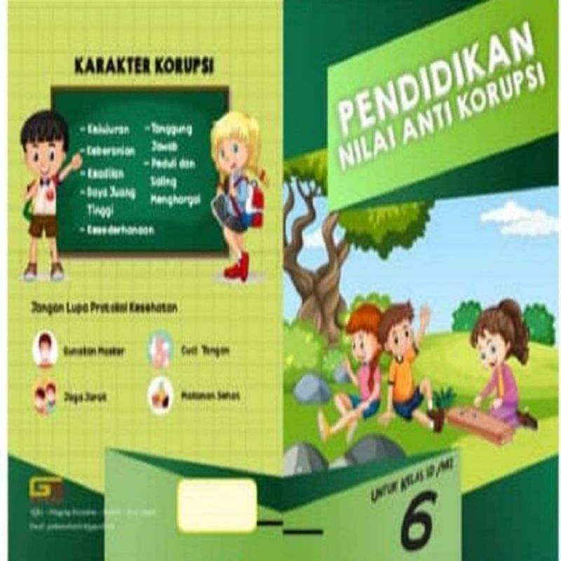 Jual Buku Pendidikan Nilai Anti Korupsi Kelas 6 SD | Shopee Indonesia