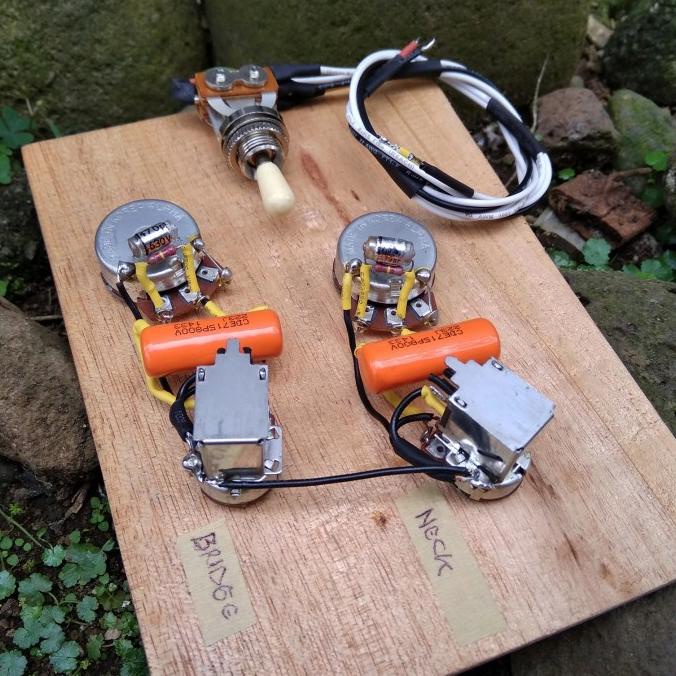 Jual Wiring Gitar Les Paul 50S Gibson Epiphone With Push Pull Treble