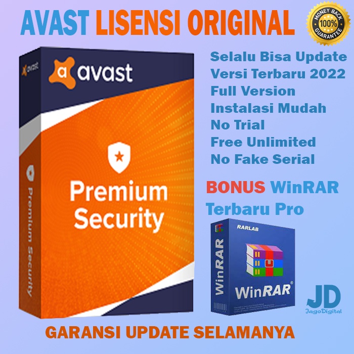 Antivirus Avast Premium Anti Virus Security License Lisensi Original Full Garansi