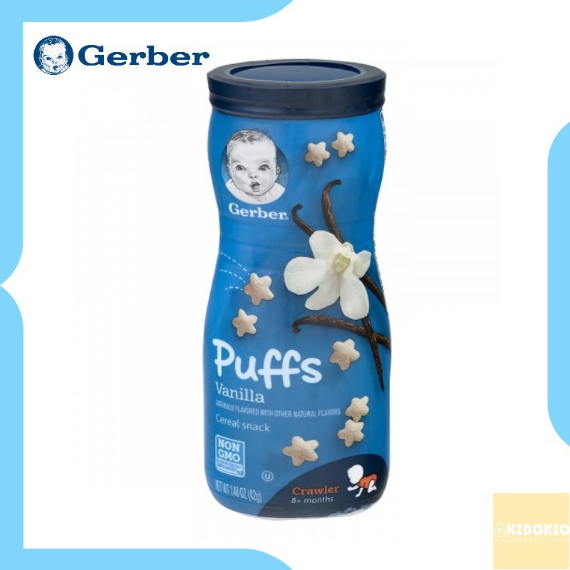 Jual Gerber Graduates Puff Vanilla 42 gram / Snack Bayi / Baby Snack ...