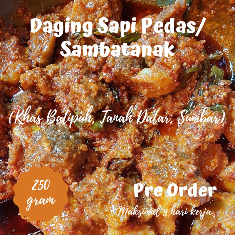 Jual Oseng Daging Pedas Mercon/Daging Sapi Pedas/Balado Daging ...