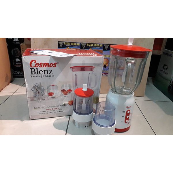 Jual Cosmos Blenz CB-812 G Blender [2 L/ Goblet Kaca] Merah | Shopee ...