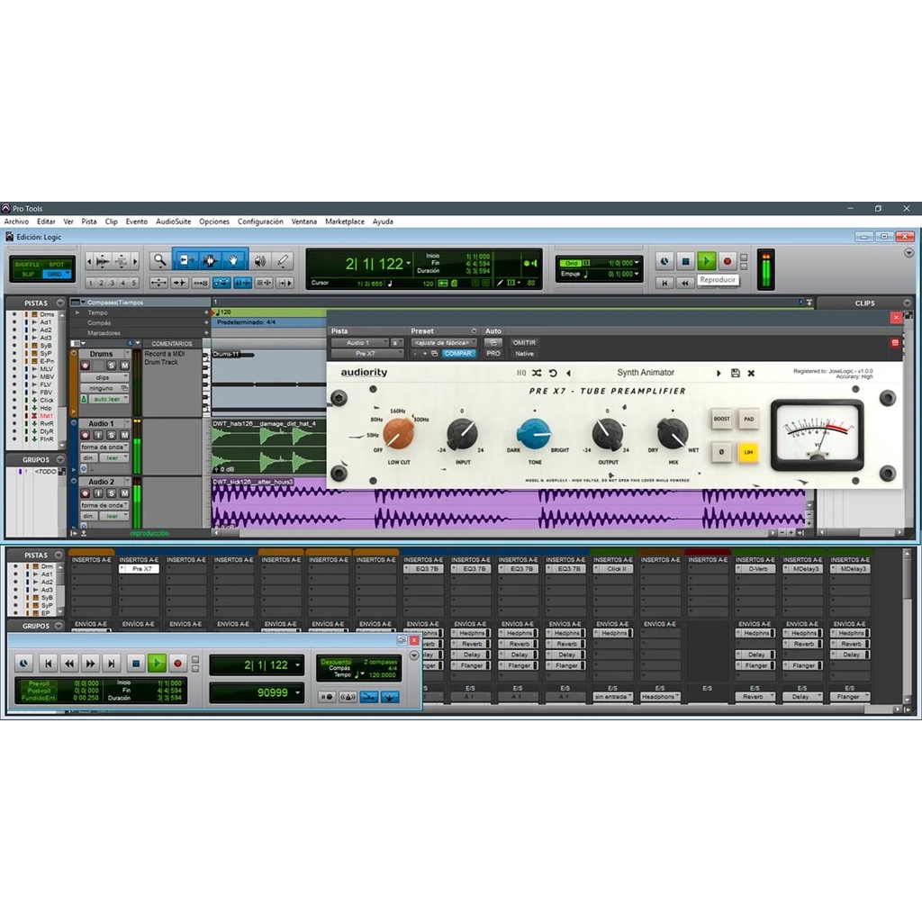 Jual Audiority Pre-X7 v1 VST Plugin nalog modelled preamplifier based ...
