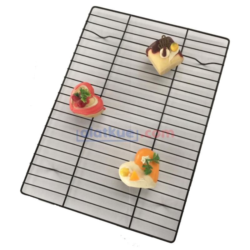 Jual Cooling Rack Galva Hitam Rak Pendingin Kue Ukuran 30x40 & 40x60 cm ...