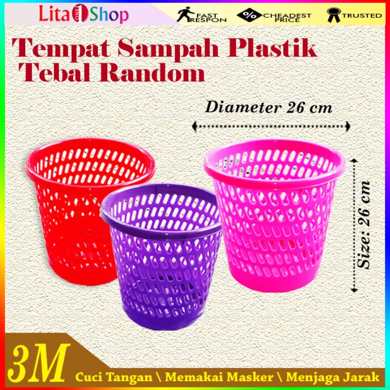 Jual Tempat Sampah Keranjang Plastik Tebal Shopee Indonesia