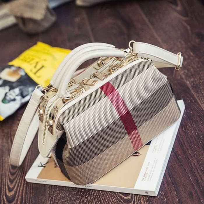Jual TAS Wanita Import Fashion F28523 Burberry Look Alike Shopee Indonesia