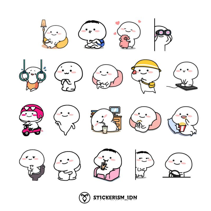 Jual STICKER / STIKER PENTOL TAHAN AIR TEMPELAN LAPTOP DAN CASING HP