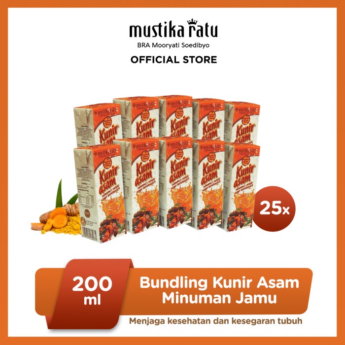 Jual Mustika Ratu Minuman Kunir Asem Ml Minuman Jamu Karton Pcs Berkualitas