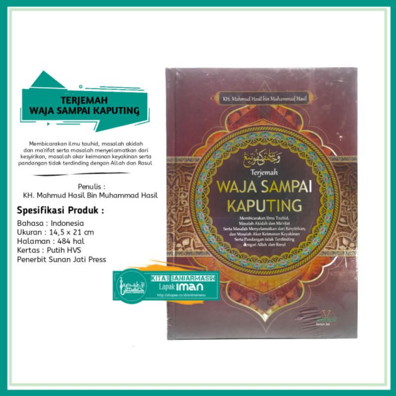 Jual Buku Terjemah Waja Sampai Kaputing KH. Mahmud Hasil bin Muhammad ...