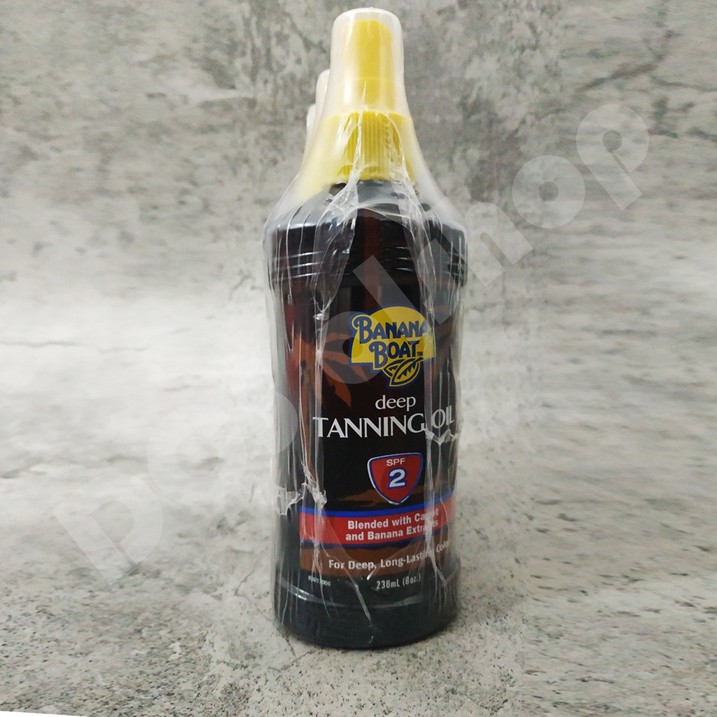 Jual Banana Boat Tanning Oil Body Water Deep SPF 2 236ml Shopee Indonesia