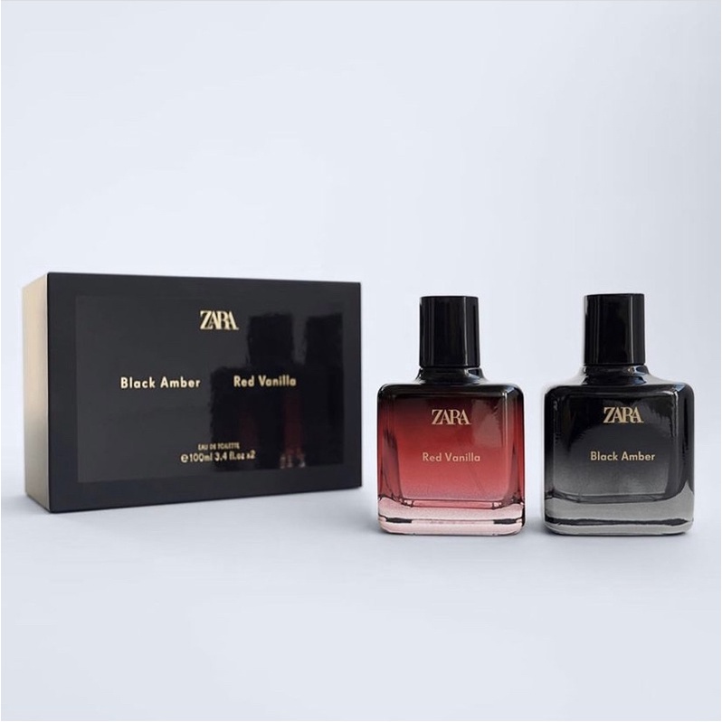 BUNDLE PARFUM ORIGINAL EROPA Zara Red Vanilla Zara Black Amber 100ml  PARFUME WANITA PARFUM WANITA