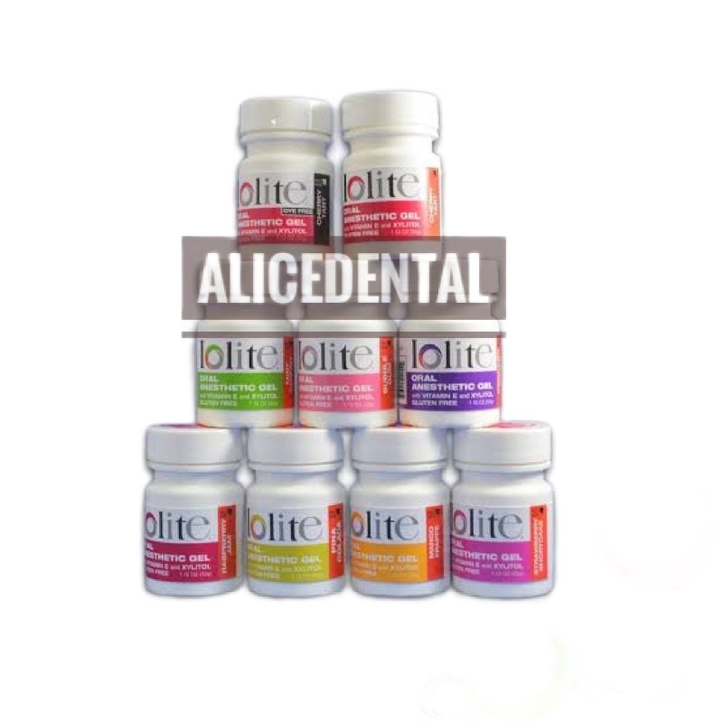 Jual Lolite gel iolite topikal anastesi dental anestesi topical oral