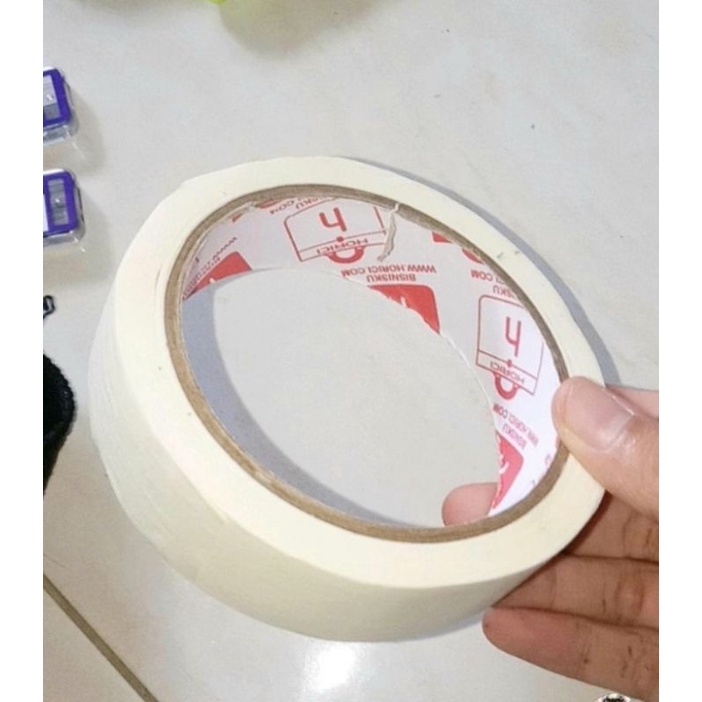 Jual Isolasi Lakban Kertas Masking tape perekat kualitas bagus Shopee