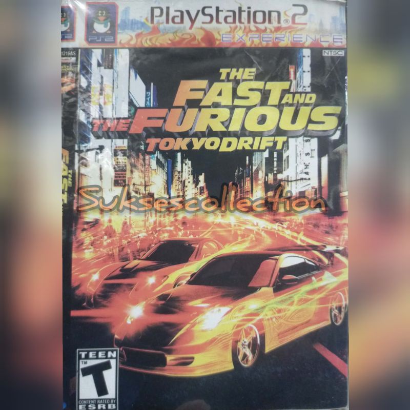 Jual Kaset Ps2 The Fast and The Furious Tokyo Drift (Ori Pabrik
