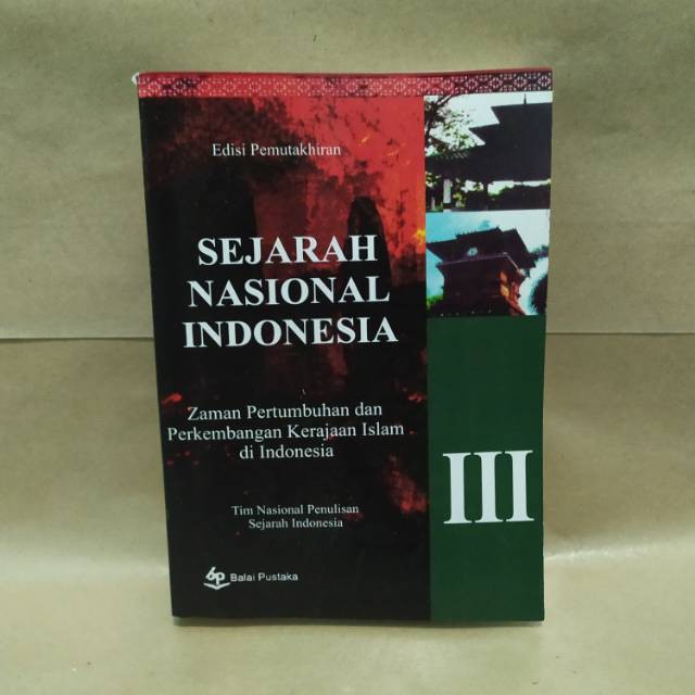 Jual Sejarah Nasional Indonesia Jilid 3 Edisi Pemutakhiran Shopee