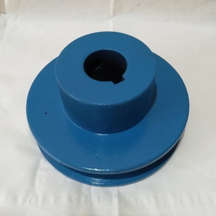 Jual Pulley besi A1 - 4 inch as 24 mm puli besi cor | Shopee Indonesia