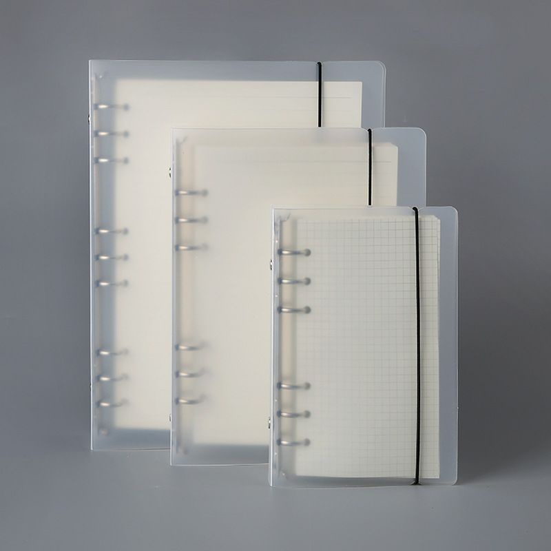 Jual DIY 6 Ring Plastic Binder Cover / Binder 6 ring / binder