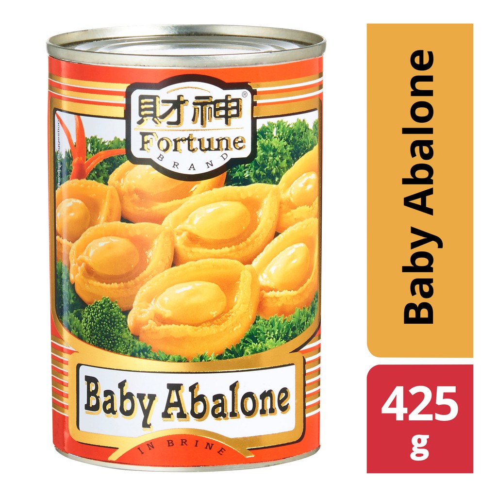 Jual Fortune Baby Abalone in Brine isi 10pcs Baby Abalone Kaleng Kuah