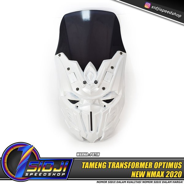 Jual Variasi Windshield Tameng Kedok TRANSFORMER OPTIMUS NEW NMAX 2020